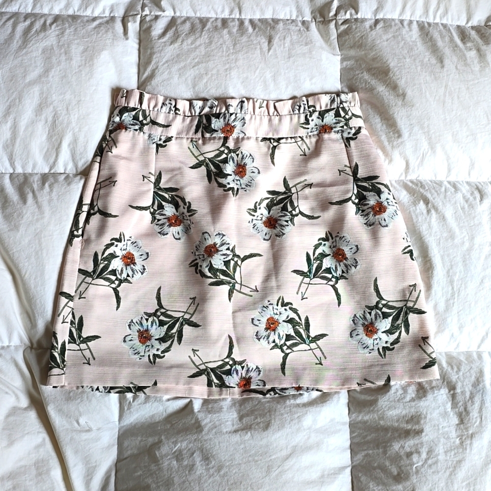TopShop Floral Skirt